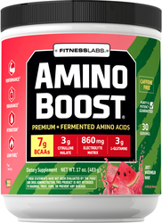 Amino Boost BCAA Powder (Juicy Watermelon Wave), 16.5 oz (468 g) Bottle