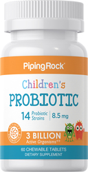 Children's Probiotic 14 Strains 3 Billion Organisms (Natural Berry), 60 Chewable Tablets