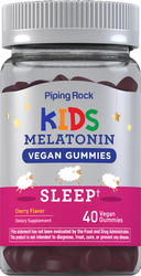 Kids Sleep Melatonin Gummies (Natural Cherry), 40 Vegan Gummies