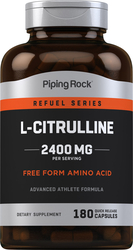 L-Citrulline, 2400 mg (per serving), 180 Quick Release Capsules