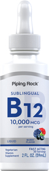Liquid B12 10,000 mcg 2 fl oz (59 ml) Dropper Bottle