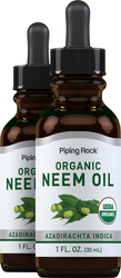 Neem Oil 2 Dropper Bottles x 1 fl oz
